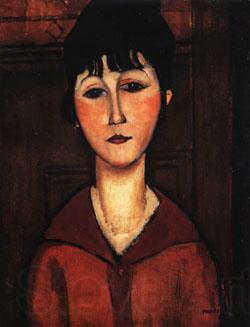 Amedeo Modigliani Ritratto di ragazza (Portrait of a Young Woman) France oil painting art